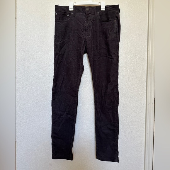 Club Monaco Brown Corduroy Slim Straight Leg Women’s Jeans Pants Casual size 32 - Picture 2 of 7